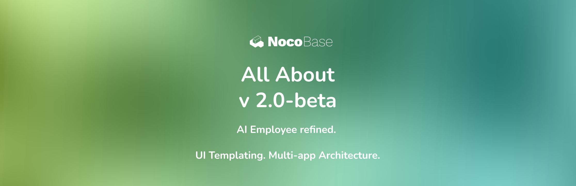 Announcing NocoBase 2.0-beta