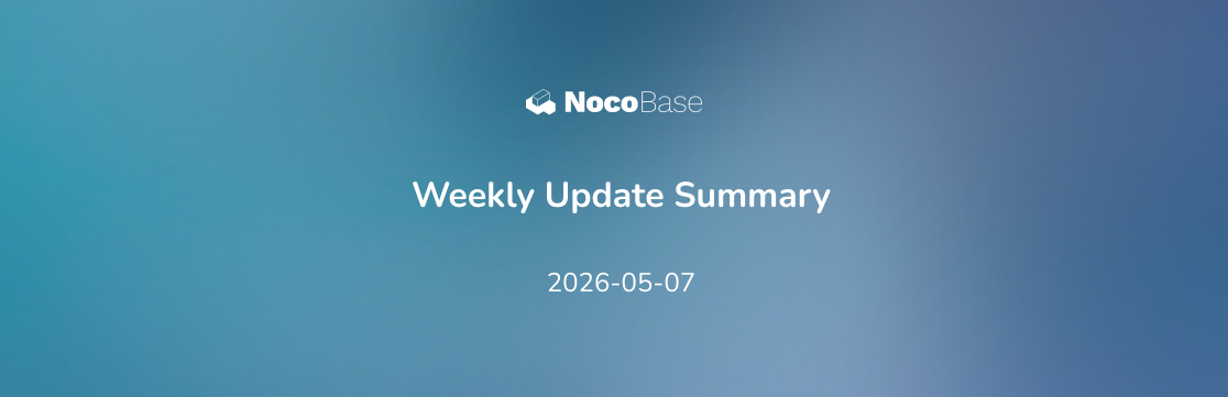 今週の更新｜NocoBase CLI 専用 API を追加