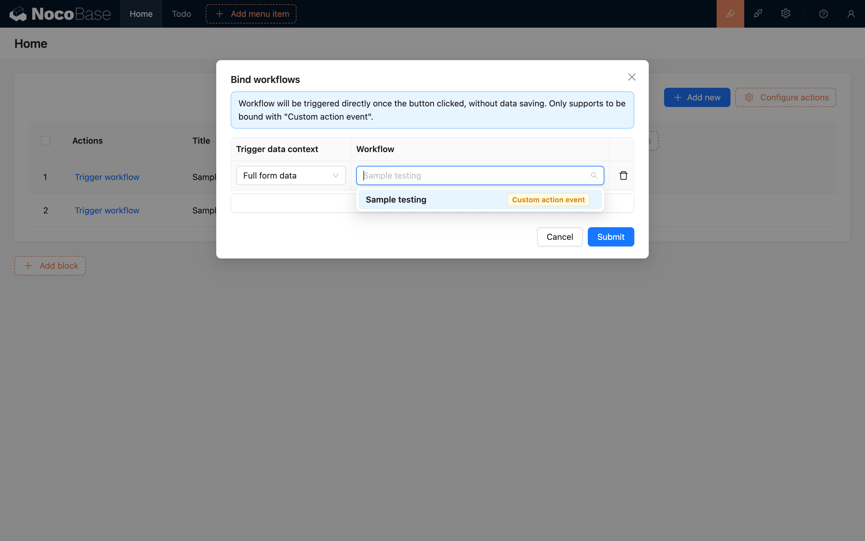Example_Select Workflow