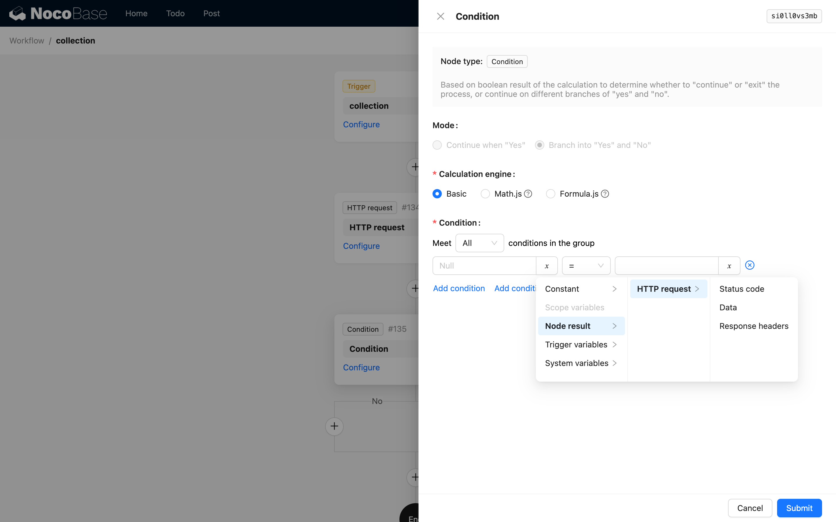 HTTP Request Node_Using Response Result