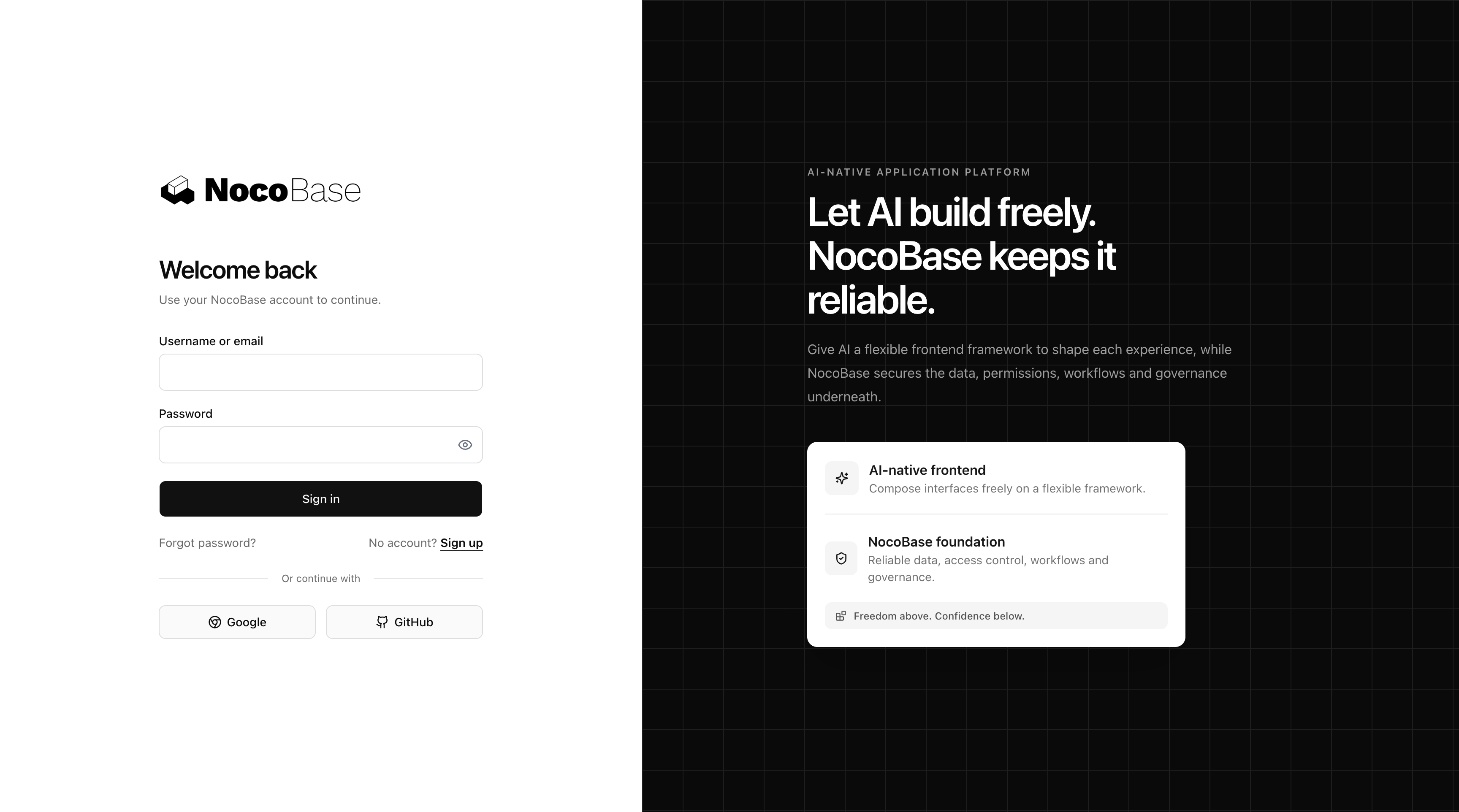 NocoBase Portal Template