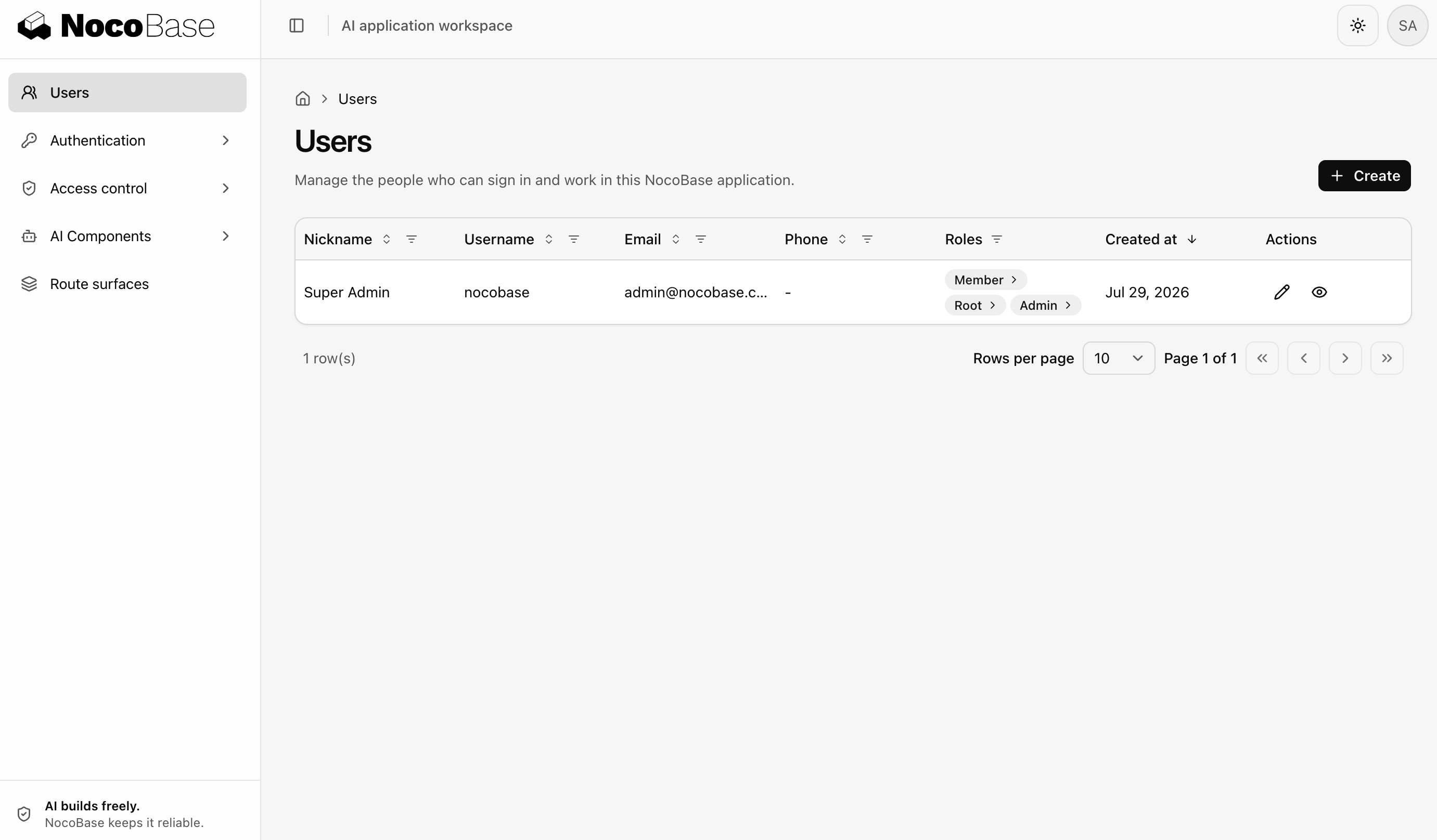 portal dev home page