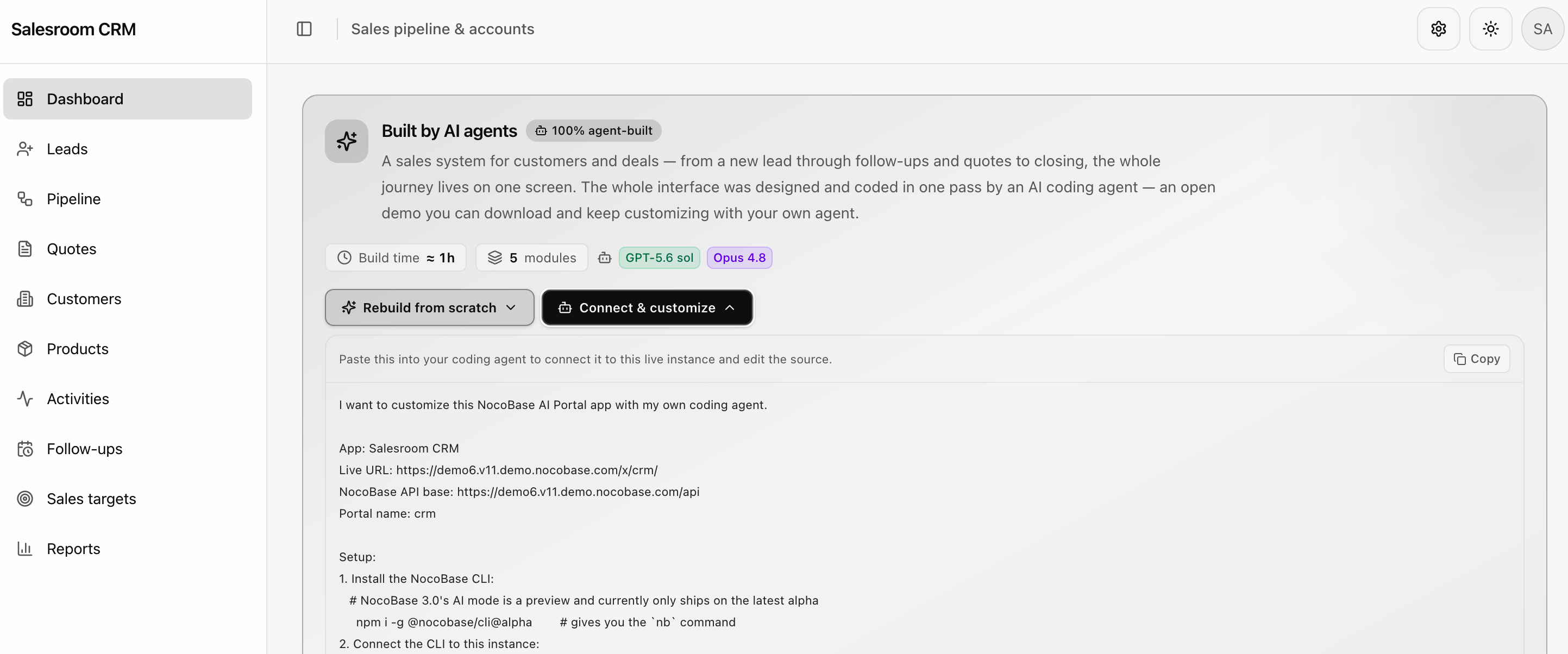 AI Portal CRM