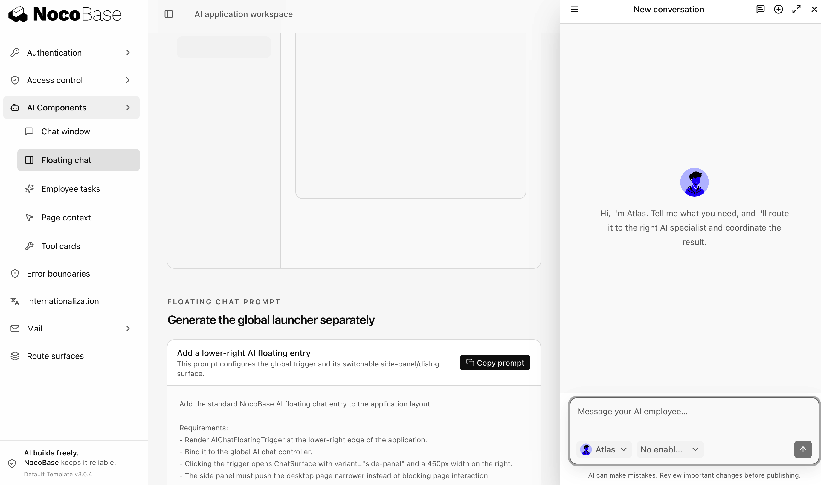 AI Portal Template