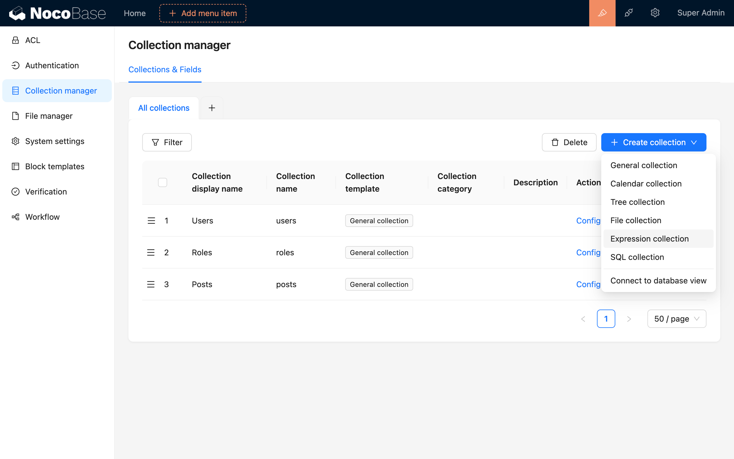 Creating an Expression Collection