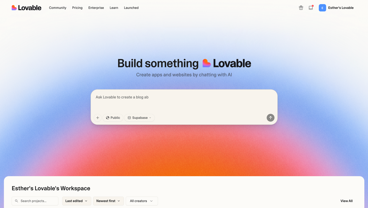 Lovable