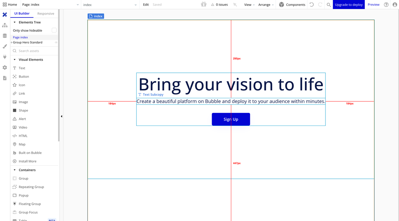 Bubble: Full-stack no-code development platform