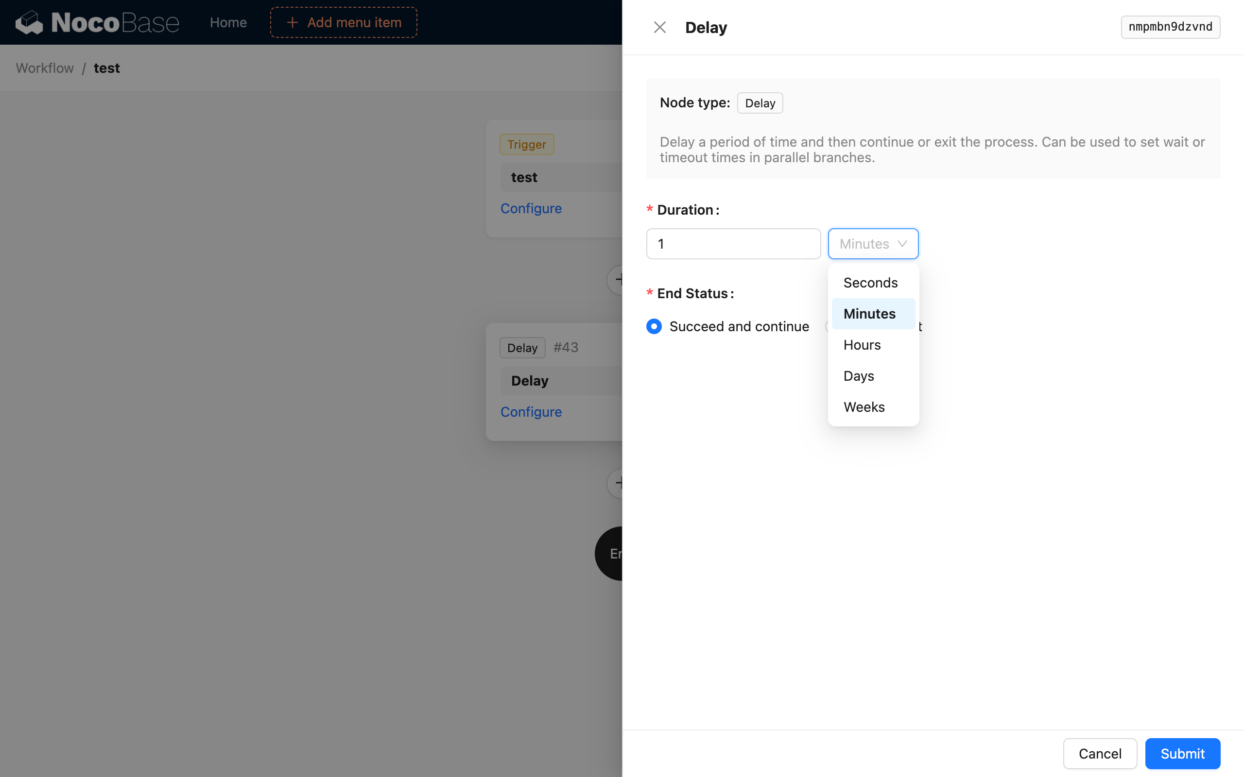Delay Node_Node Configuration
