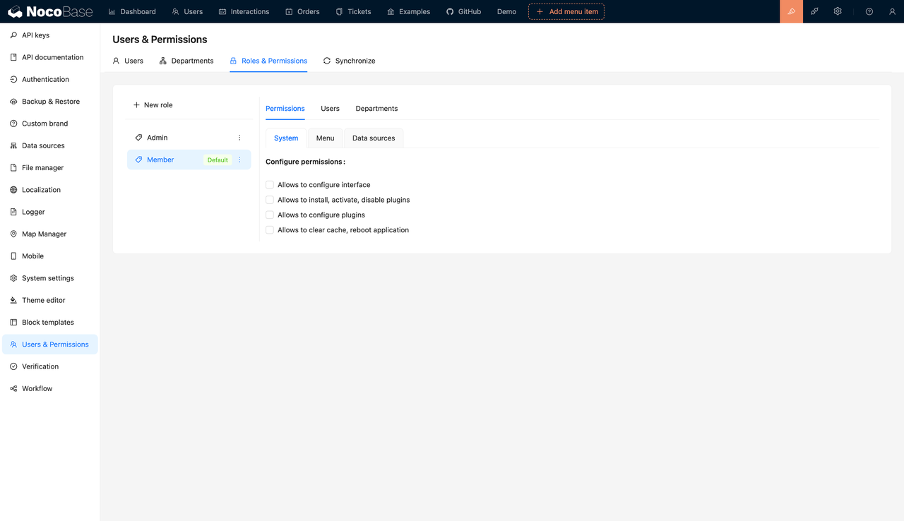 Permission Control Capabilities