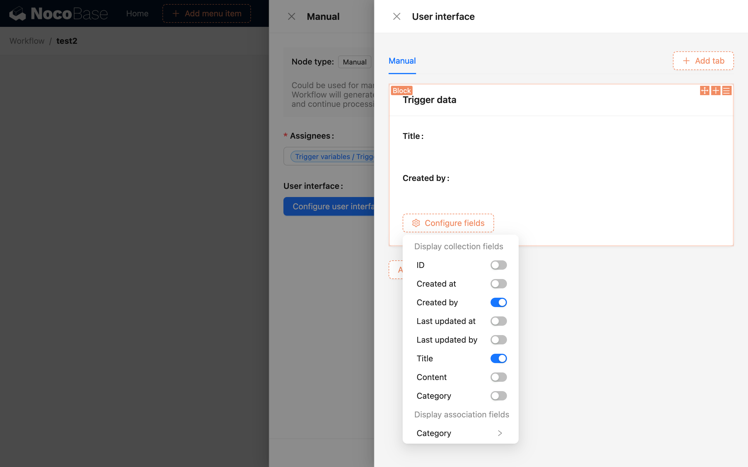 Manual Node_Node Configuration_Interface Configuration_Data Block_Trigger