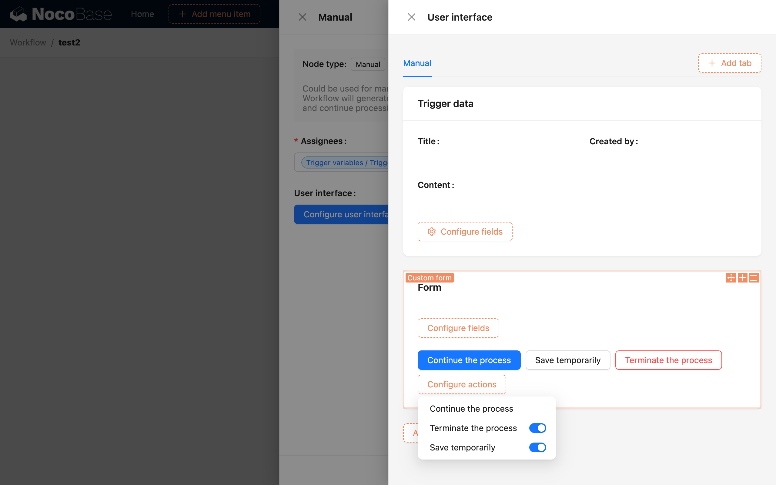 Manual Node_Node Configuration_Interface Configuration_Form Buttons