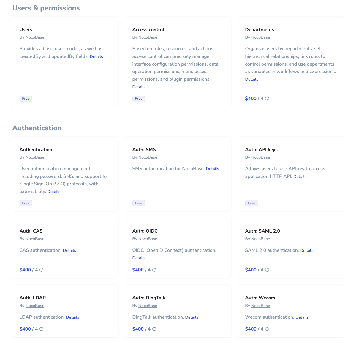 NocoBase offers user authentication as a plugin.png
