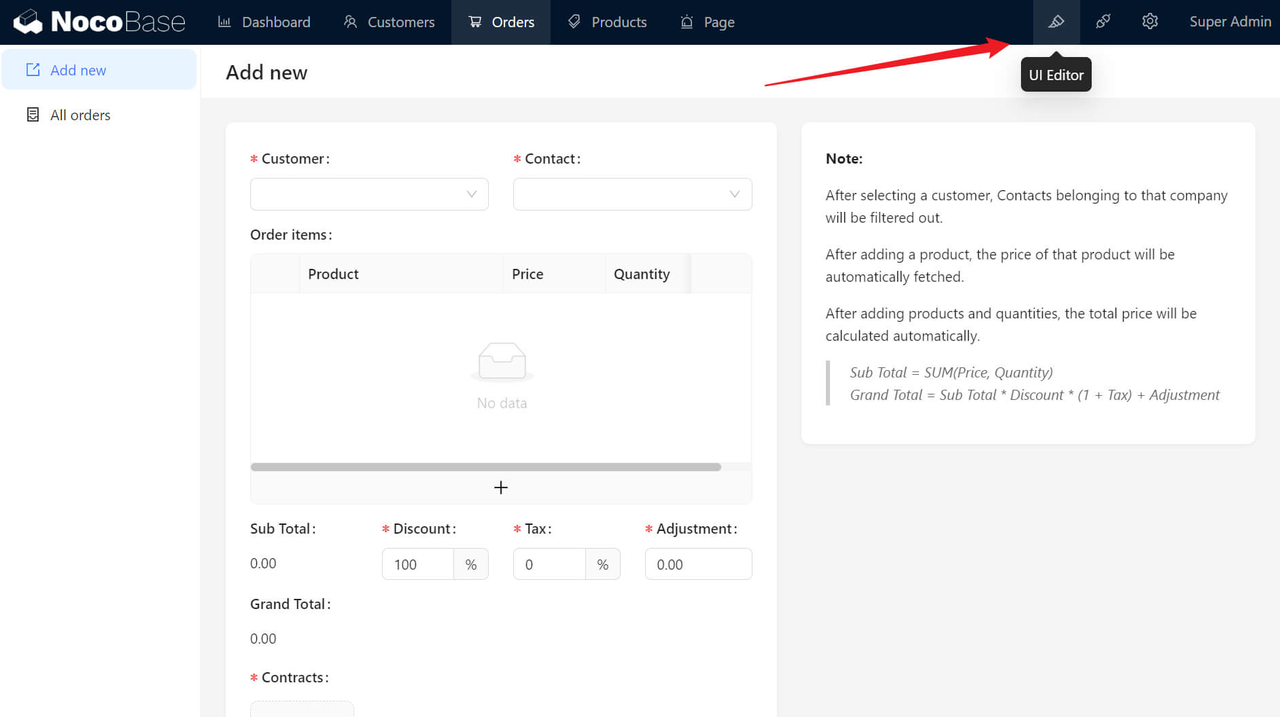 UI Customization Capabilities