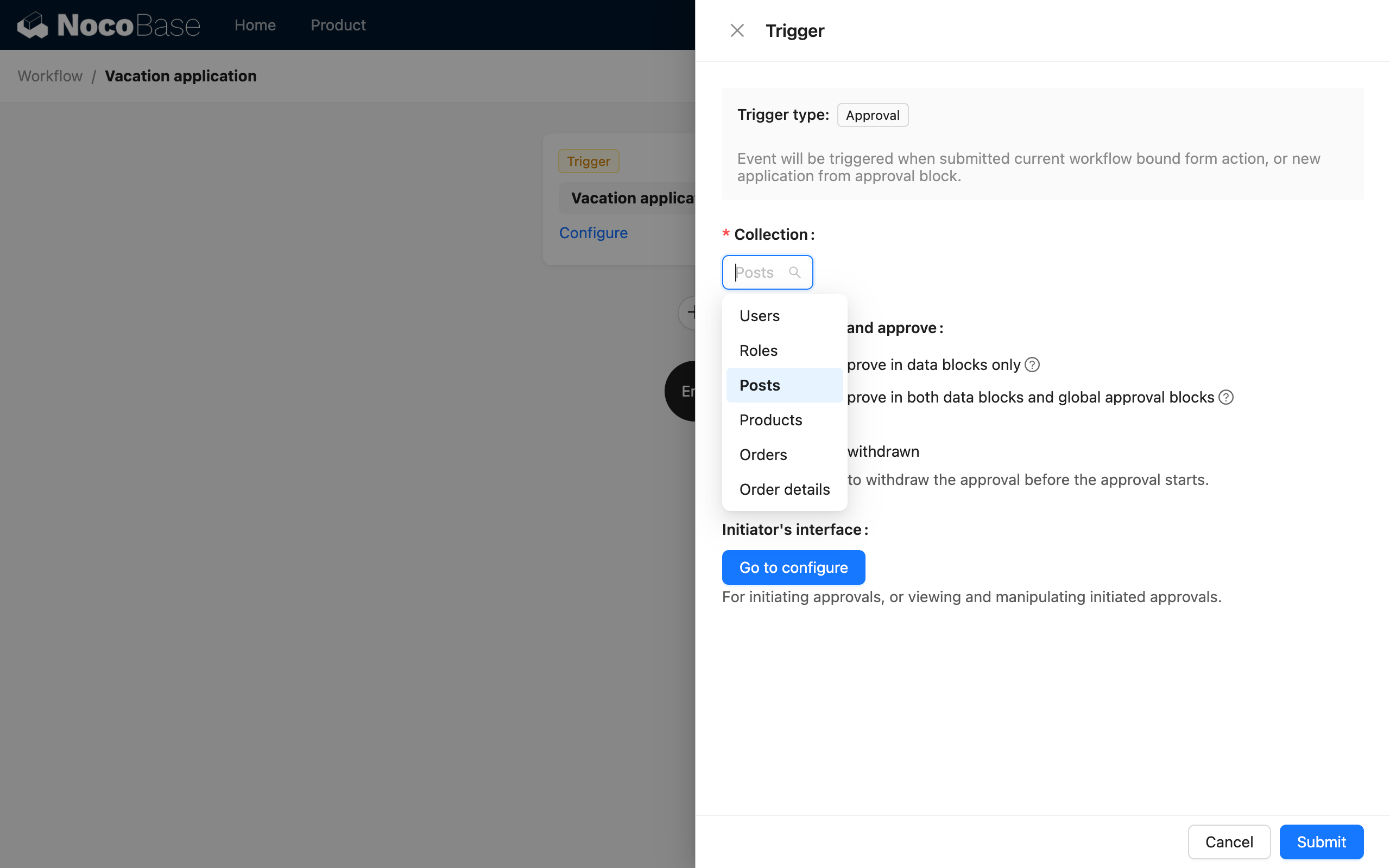 Approval Trigger_Trigger Configuration_Select Collection