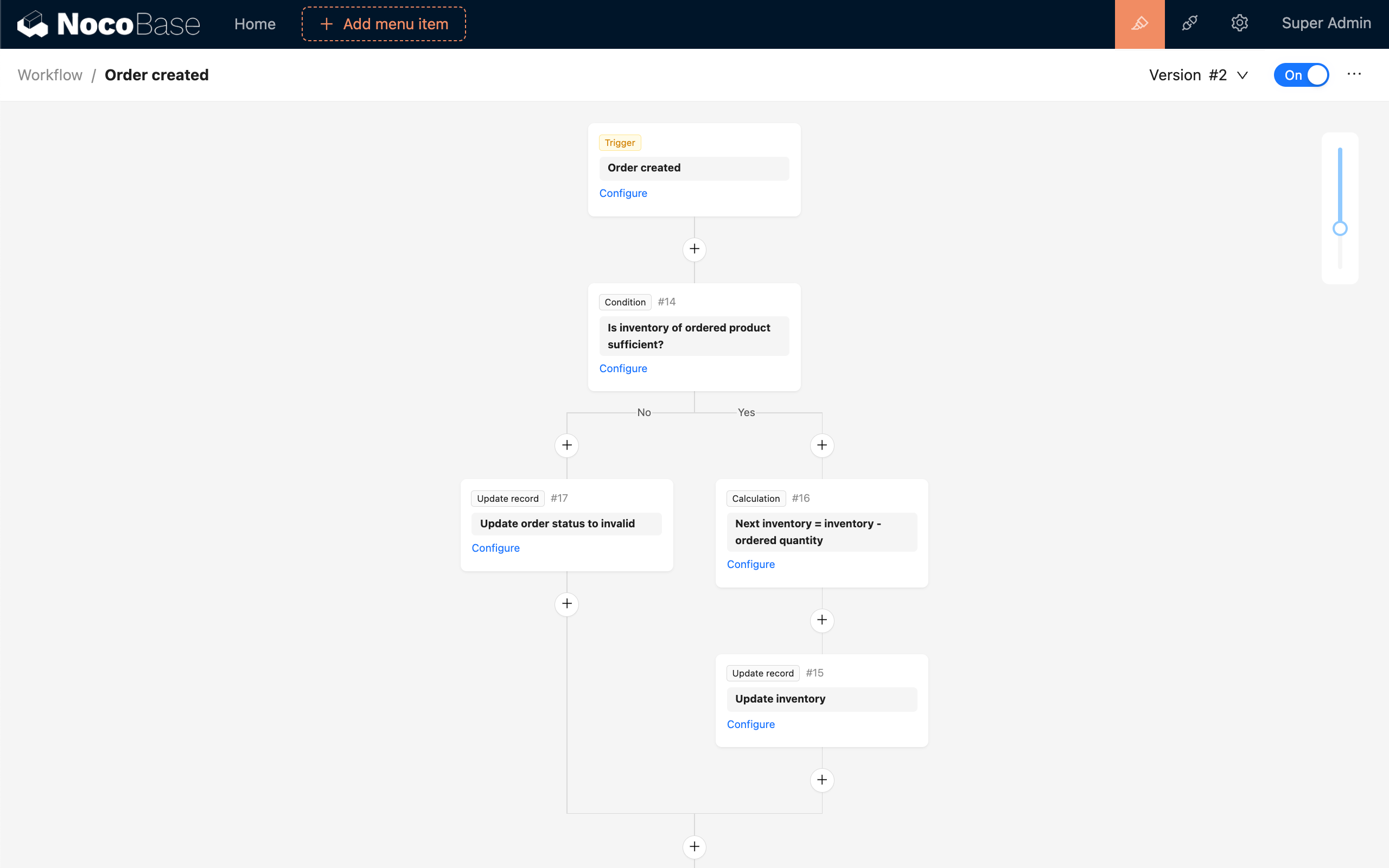 Built-In Workflow Automation