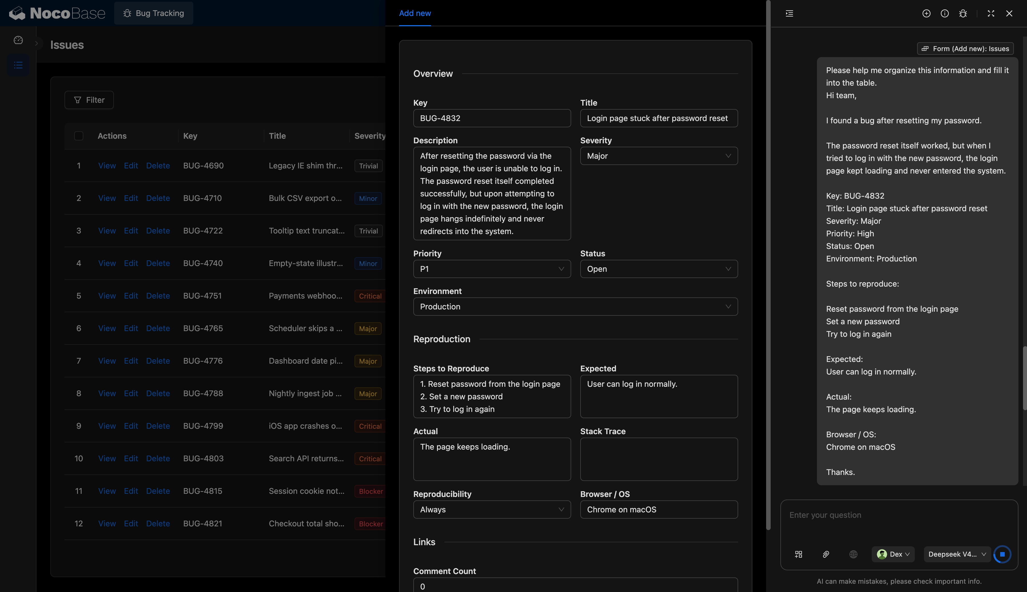 Bug Tracking System