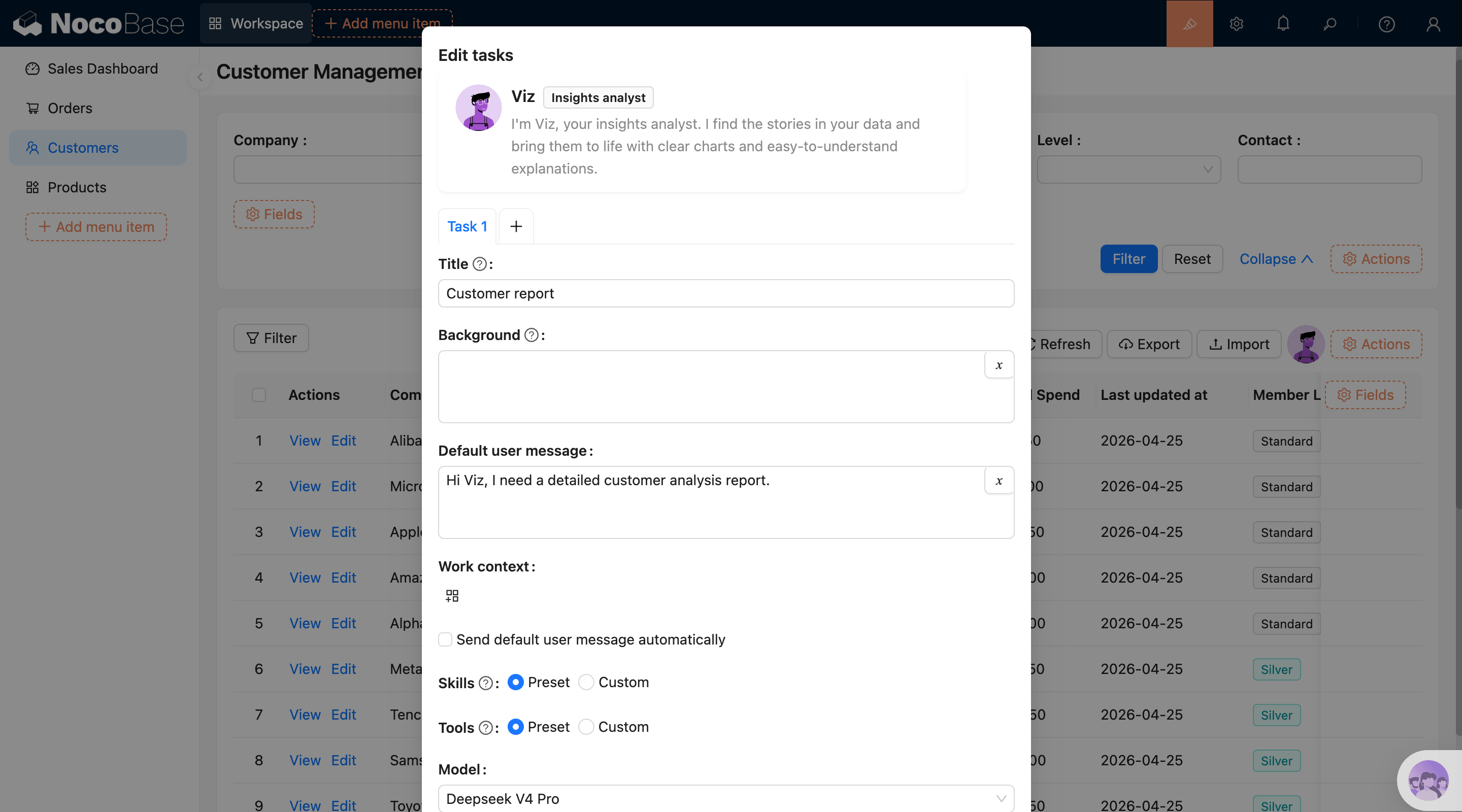 NocoBase 演示界面