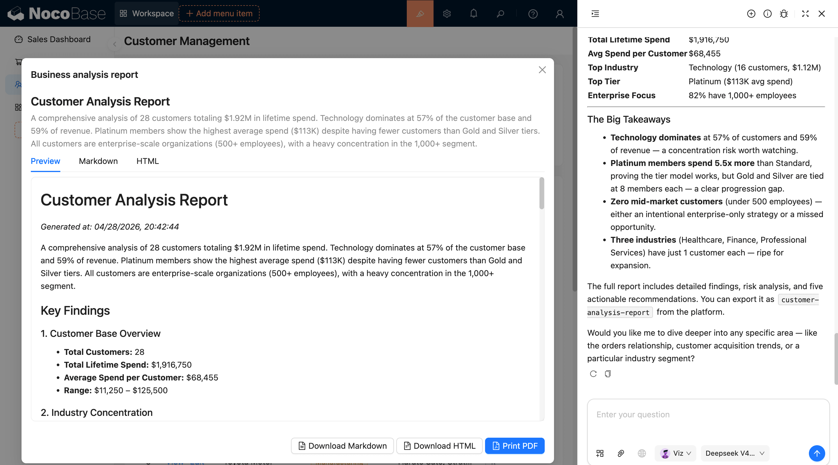 NocoBase 演示界面