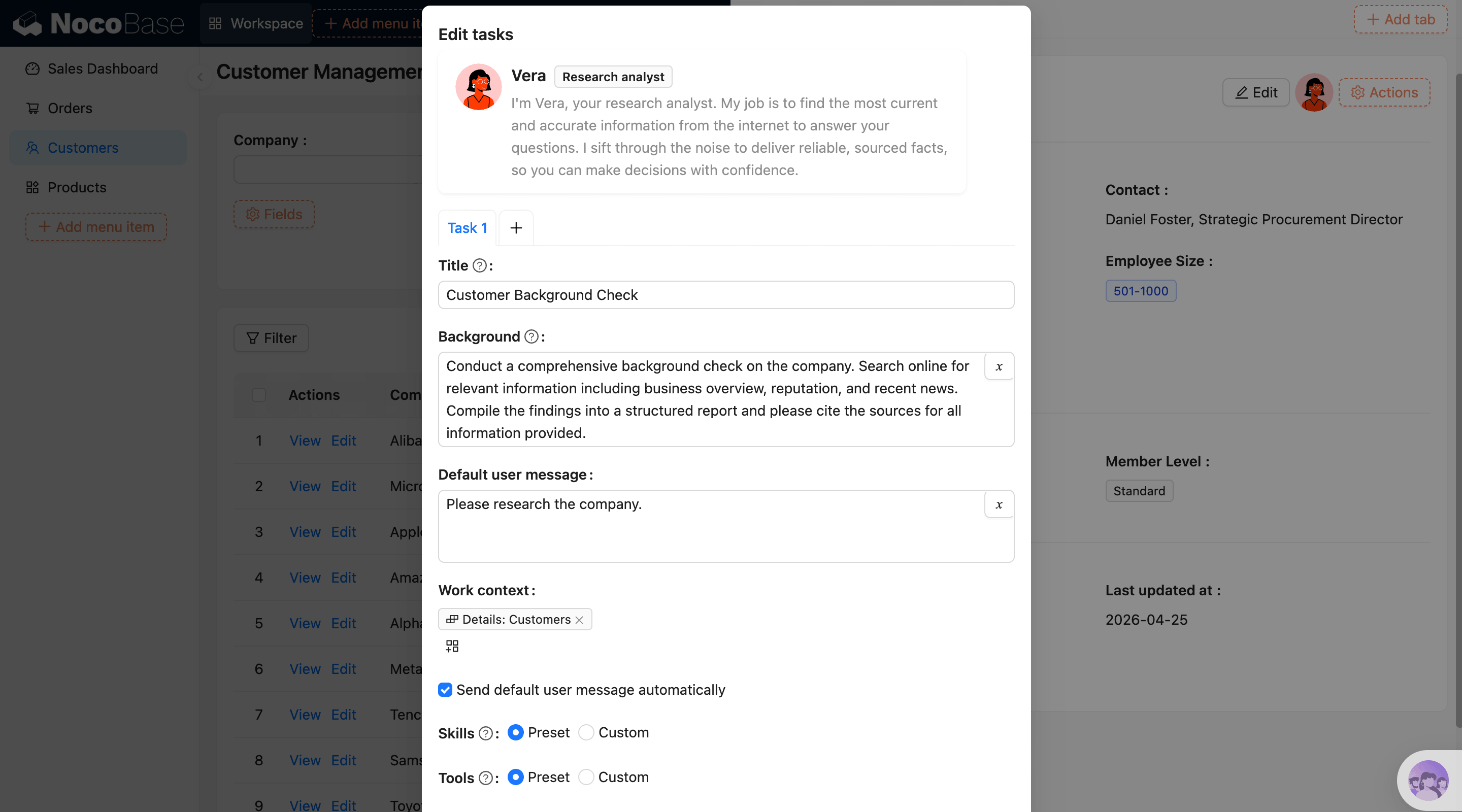 NocoBase 演示界面