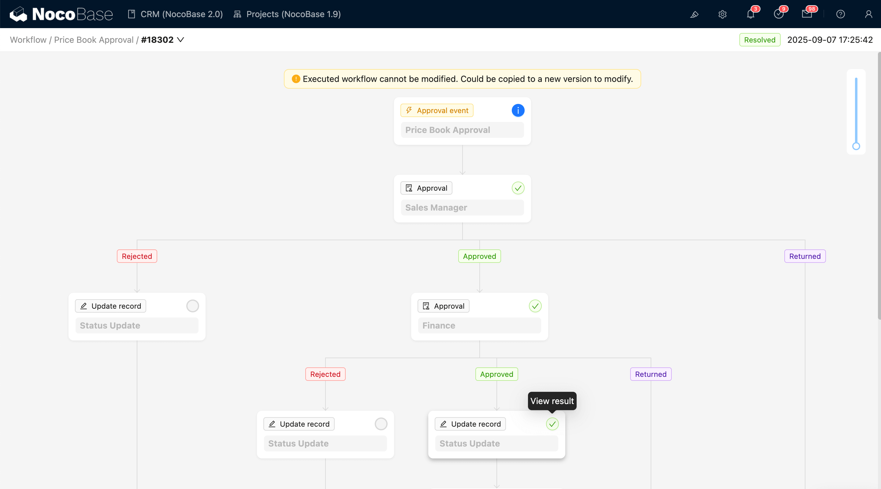 NocoBase 演示界面