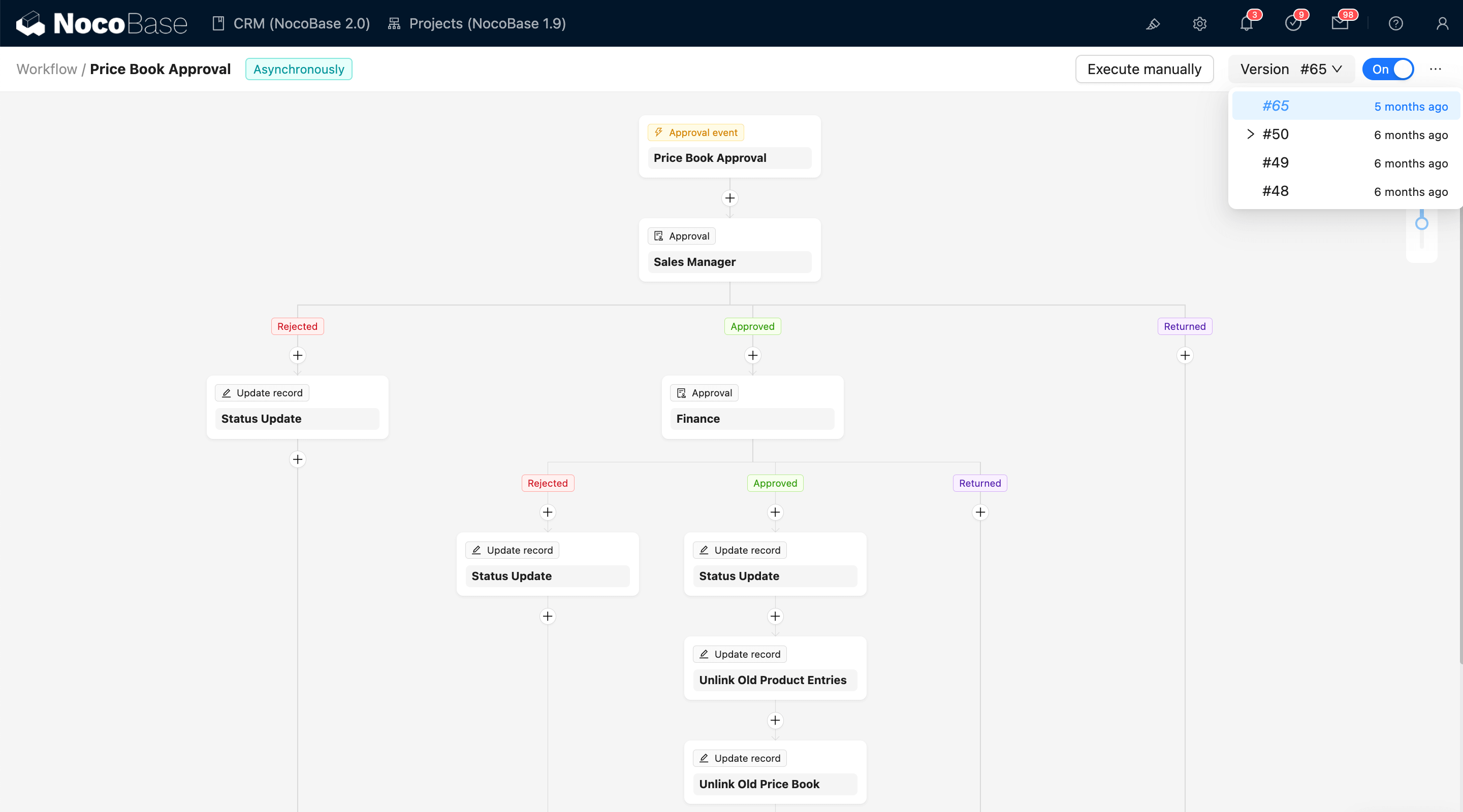 NocoBase 演示界面