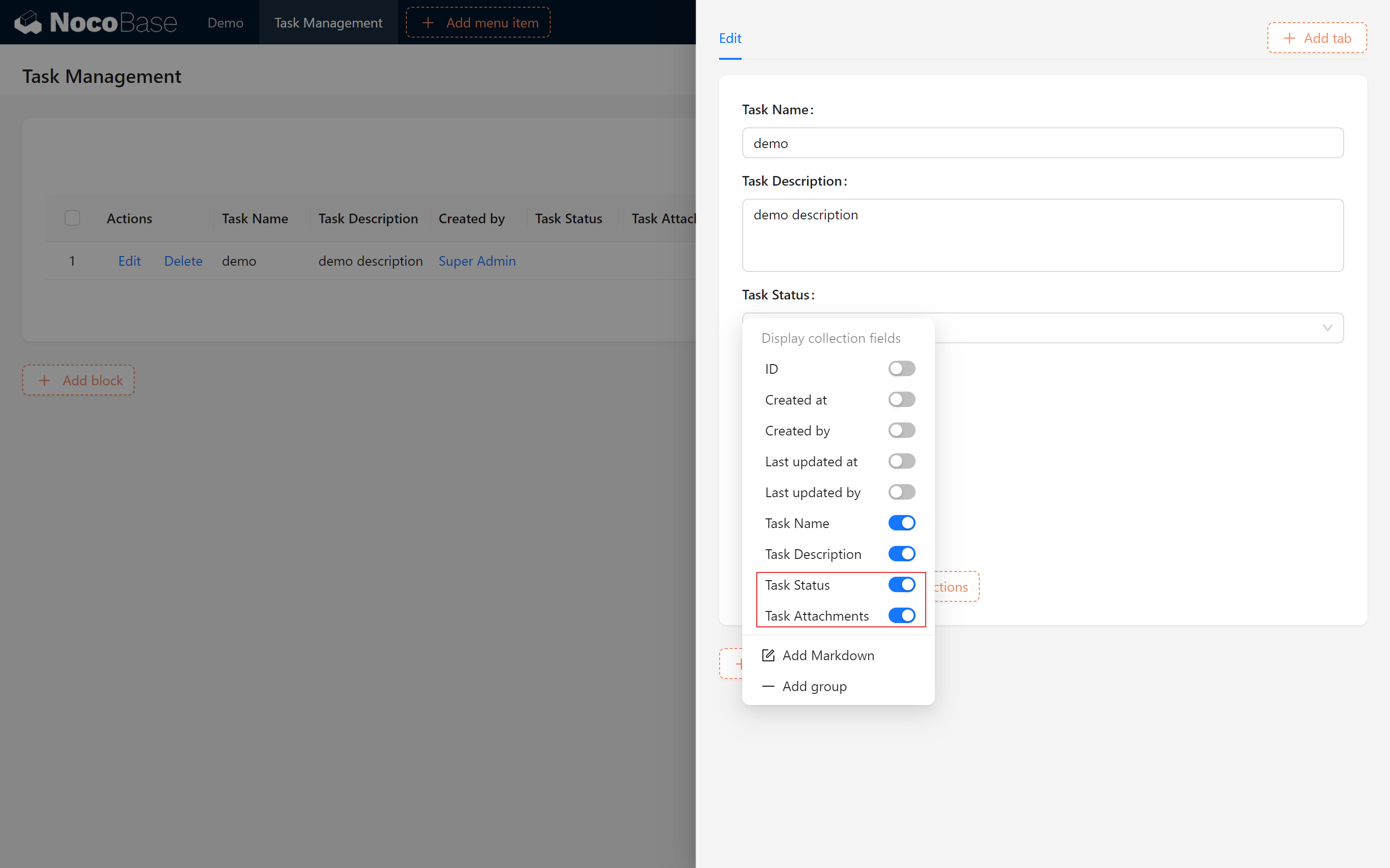 Display Fields in Forms