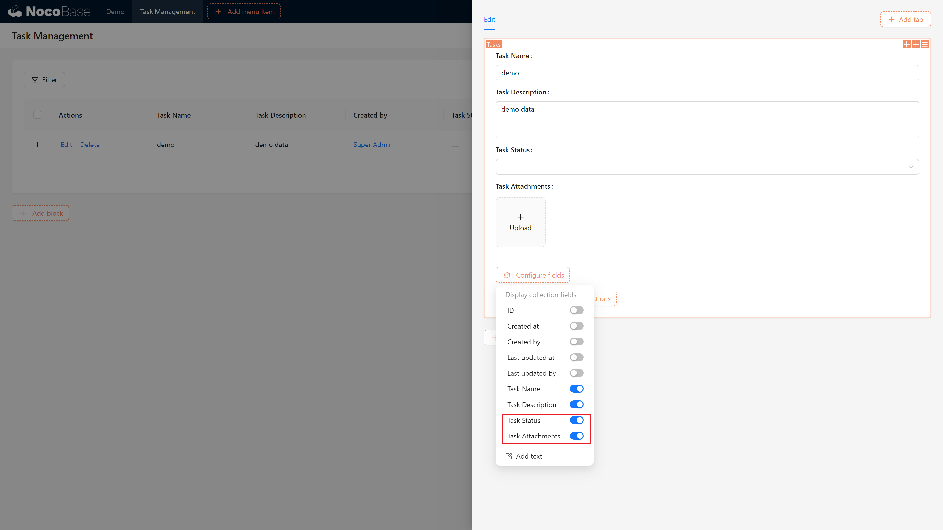 Display Fields in Forms