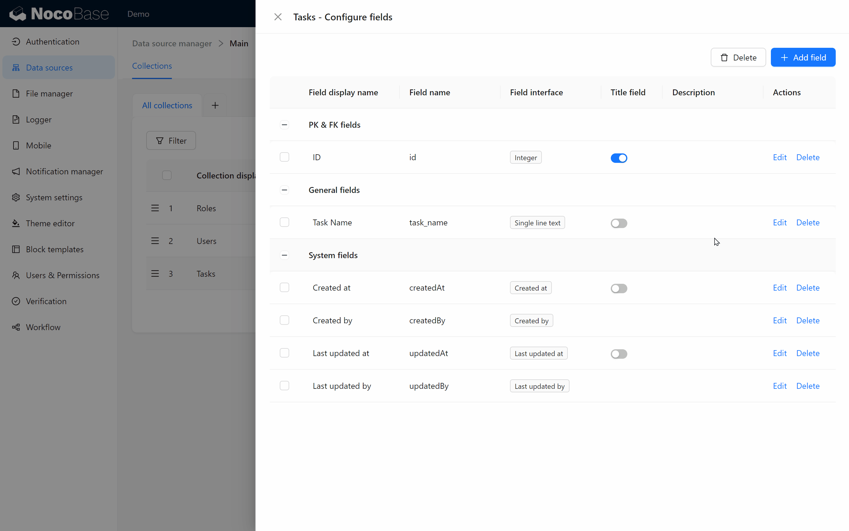 Create Task Description Field