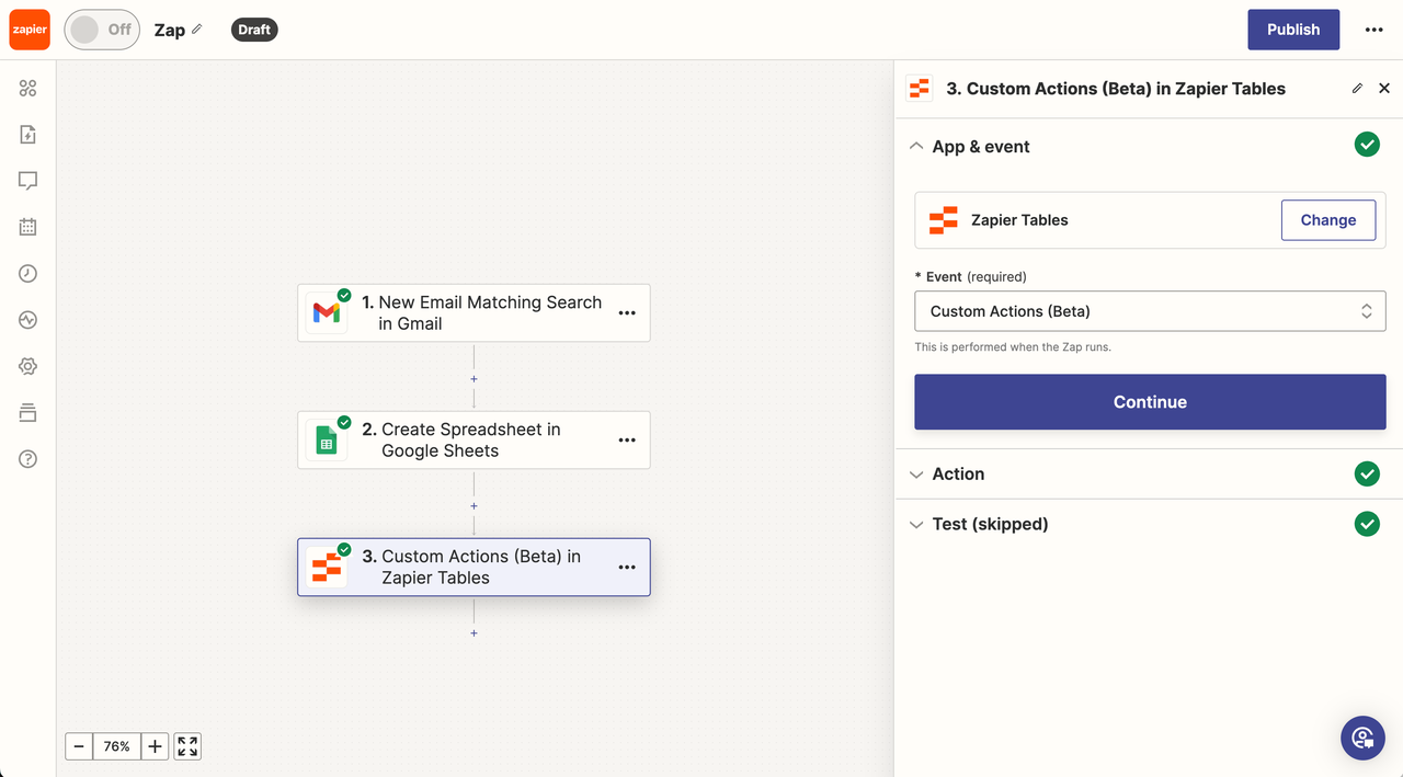 Zapier: Automation workflows connecting different apps