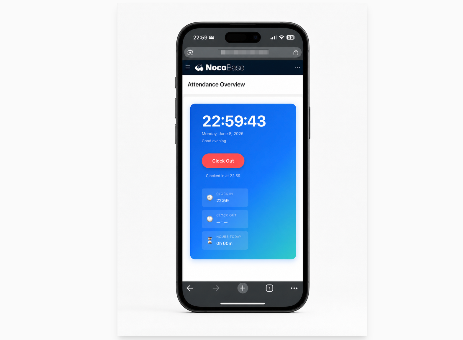 Attendance tracker