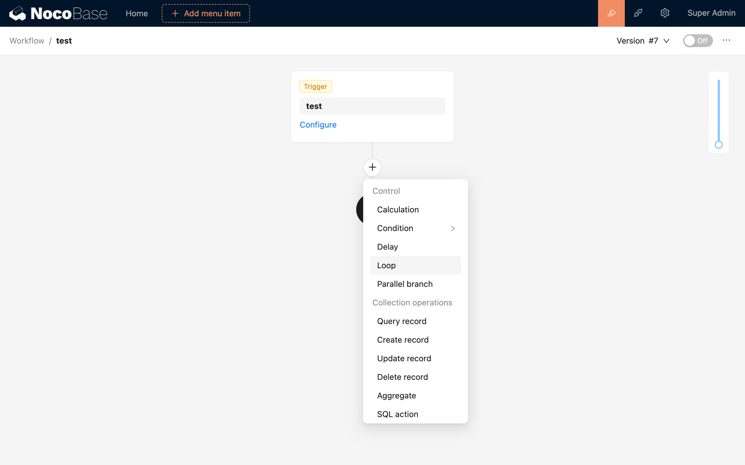 Creating a Loop Node