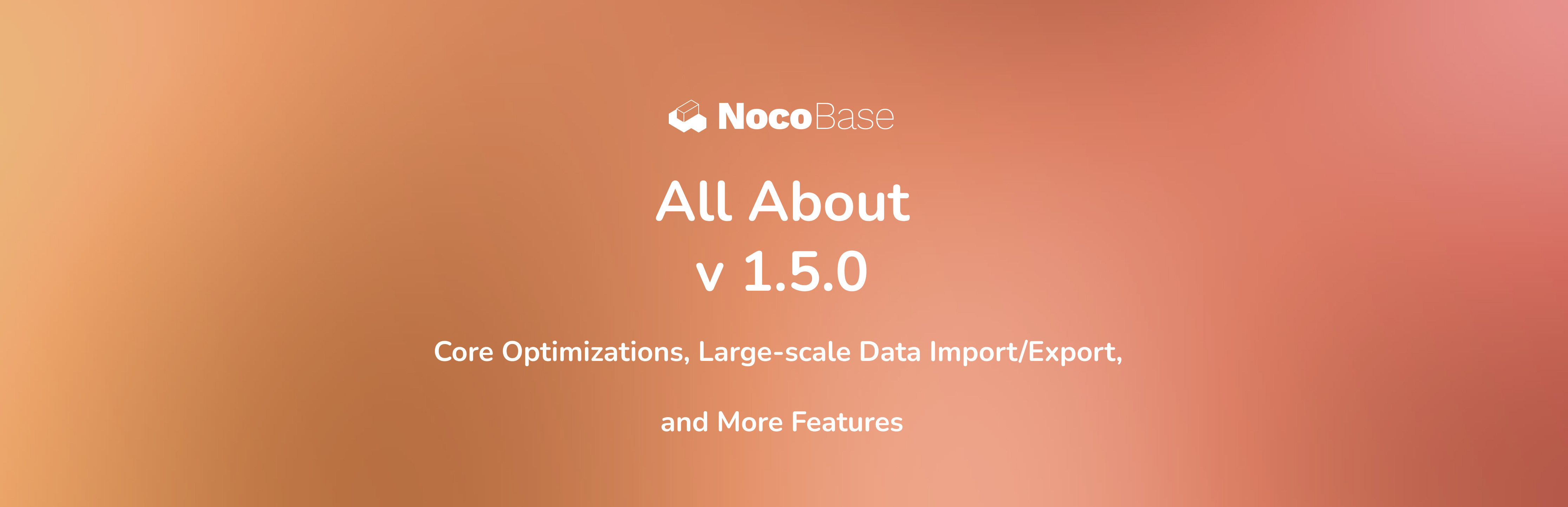 NocoBase v1.5.0 Officially Released