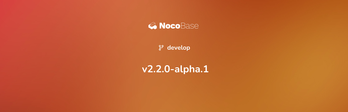 NocoBase v2.2.0-alpha.1：支持文本字段使用扫码录入