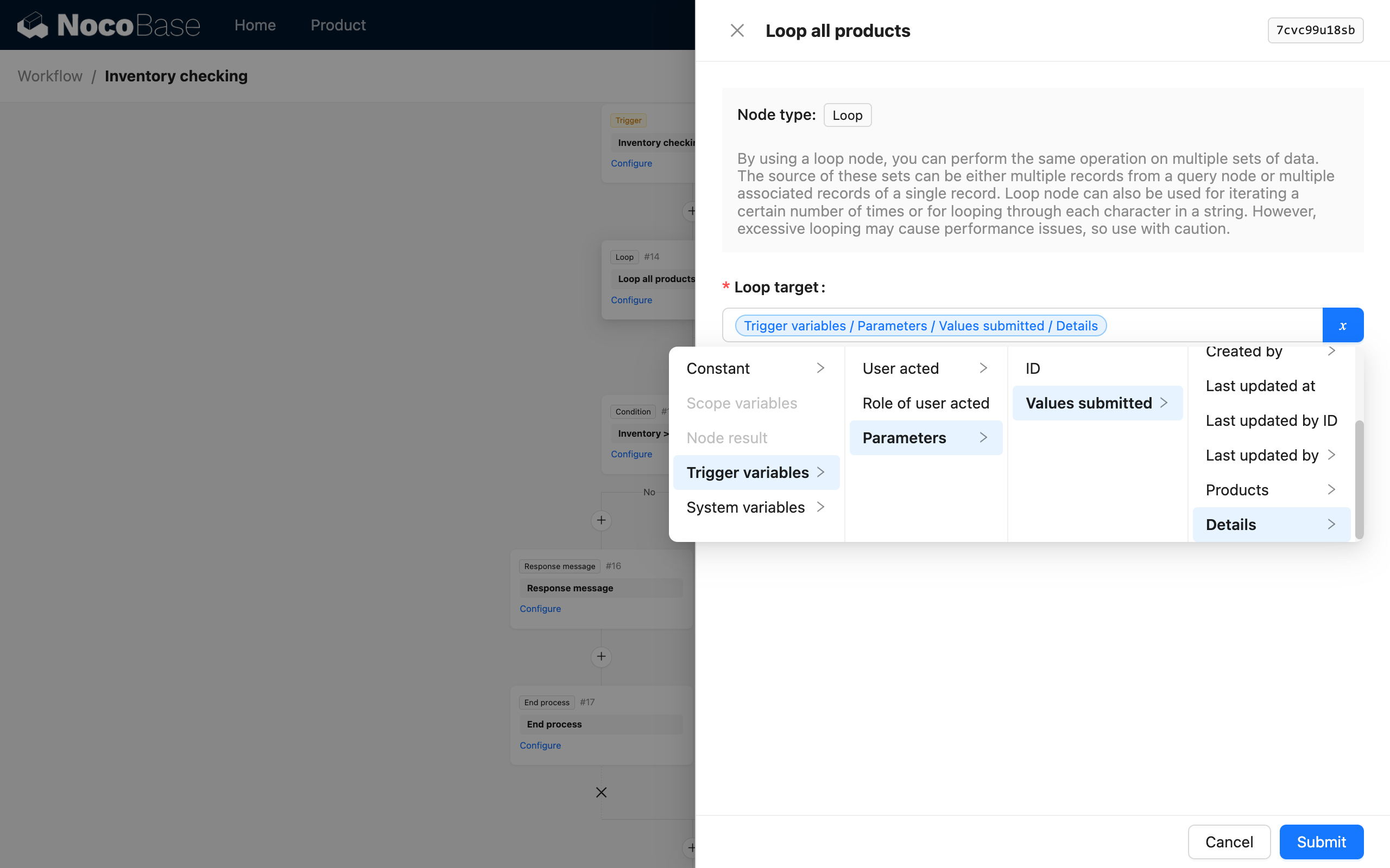Example_Loop Object Configuration