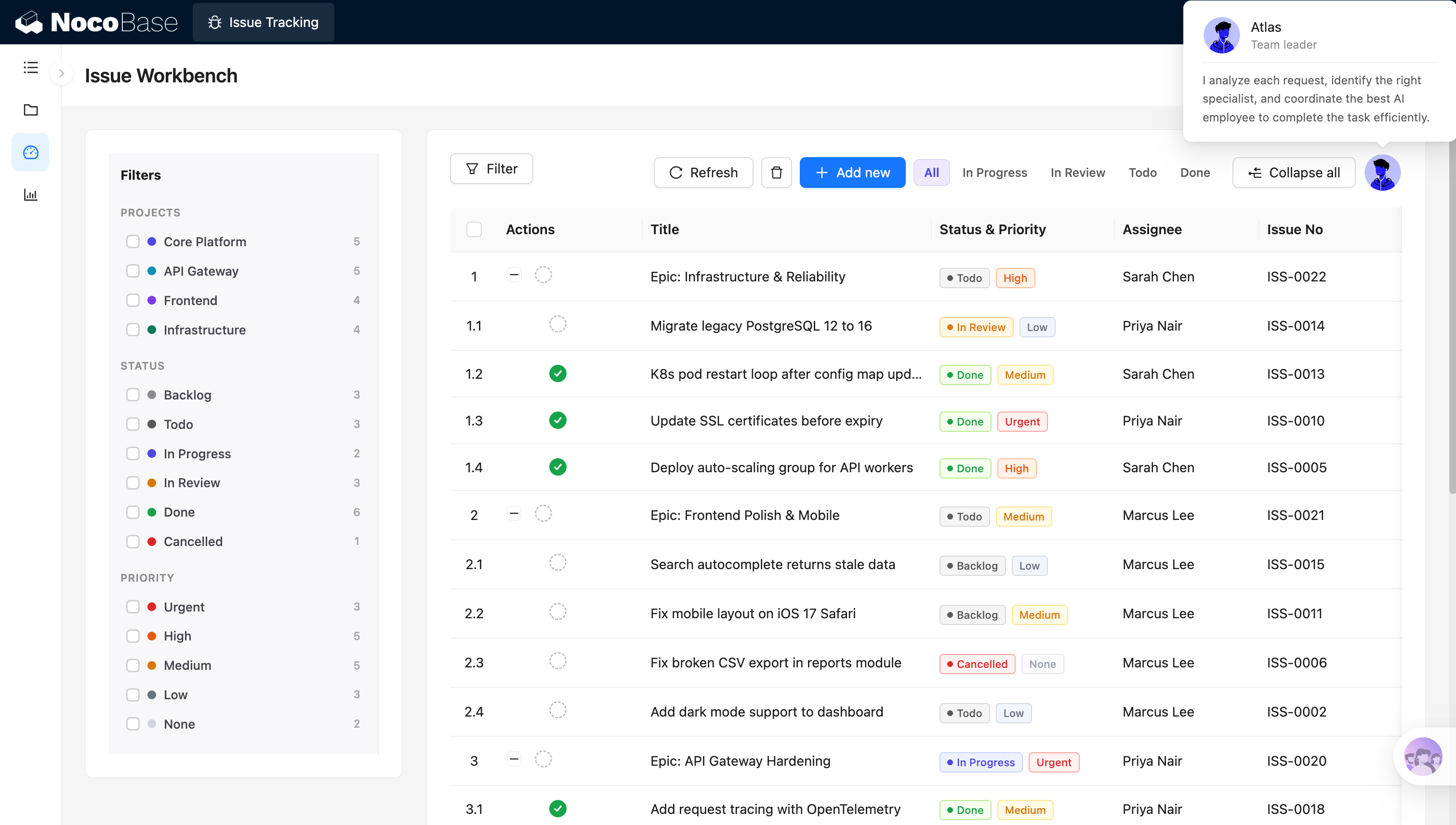 Issue Tracking