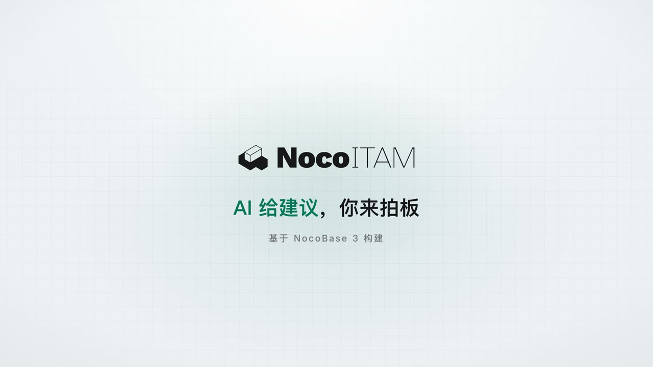 NocoITAM 介绍视频